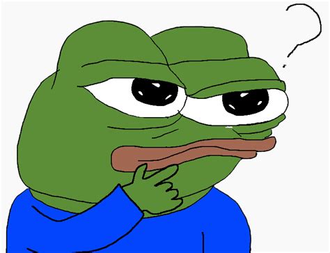 Post - Thinking Pepe - (741x568) Png Clipart Download png image