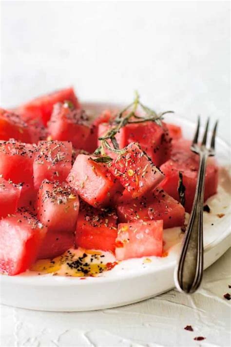 Israeli Watermelon Yogurt Summer Salad All Thats Jas