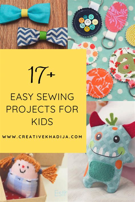 17 Easy Sewing Projects For Kids To Try With Their Parents And Teachers