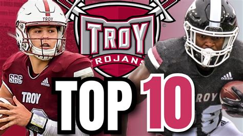 Troy Trojans Top 10 Football Players For 2023 Youtube