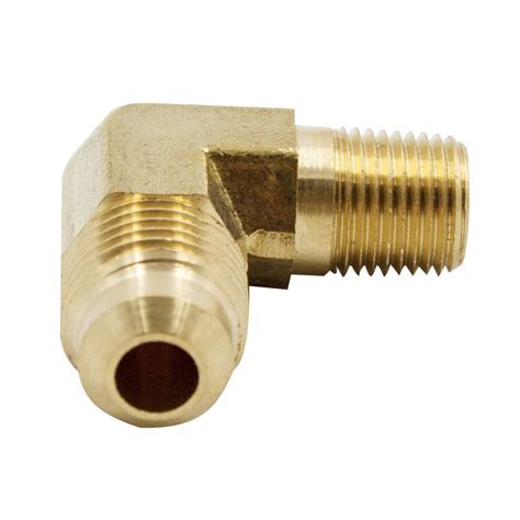 Vis Brass Sae 45 Degree Flare Tube Fitting 90 Degree Male Elbow 316