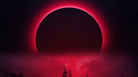 Cool Red Moon Wallpapers Wallpaper Cave