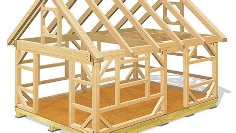 Assembled on a foundation, they form a level anchored platform for because wood beams may shrink and foundation walls will not. 21st Century Post-and-Beam Barn - Fine Homebuilding