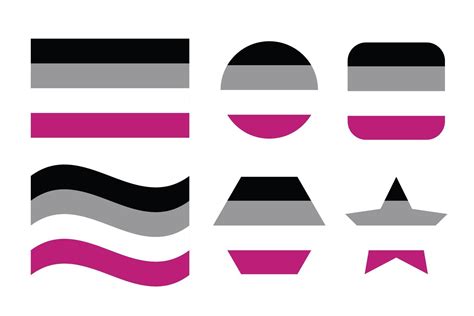 Asexual Pride Flag Sexual Identity Pride Flag 2897510 Vector Art At Vecteezy