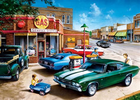 Muscle Car Dreams 1000 Pieces Masterpieces Puzzle Warehouse