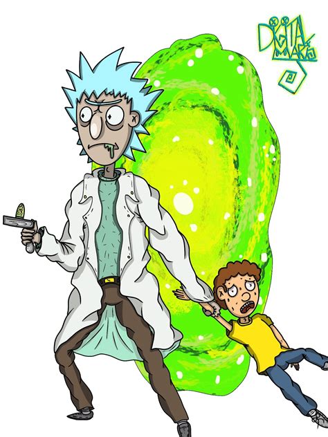 Rick And Morty Fanart I Just Made Cant Wait For The New Episodes