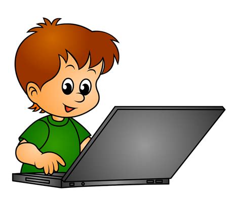 Download Student Child Laptop Royalty Free Stock Illustration Image