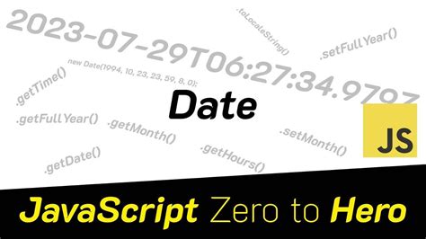 Javascript Zero To Hero Datetime Workshop Countdown Youtube