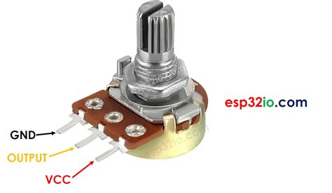 Esp32 Potentiometer Esp32 Tutorial
