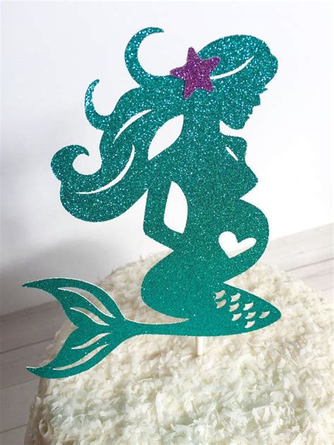 Download Mermaid Baby Shower Pregnant Mermaid Cake Topper Baby ...