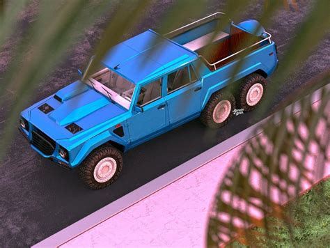 Dreamy 6x6 Lambo Lm002 Visits Miamis Ocean Drive Like Its 1986 Once