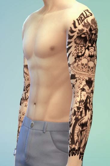 My Sims 4 Blog Left 4 Dead And Maori Style Tattoos For