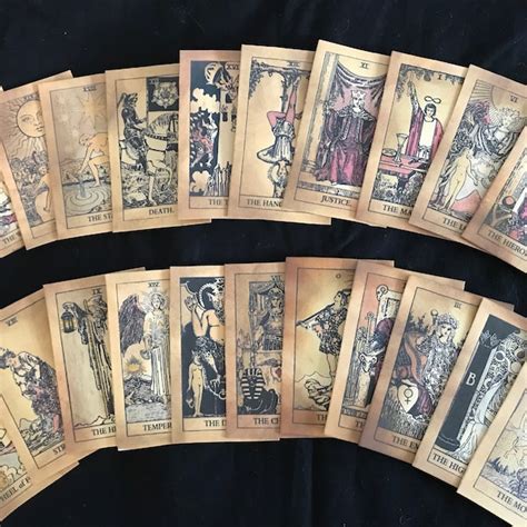 Antique Tarot Cards Etsy