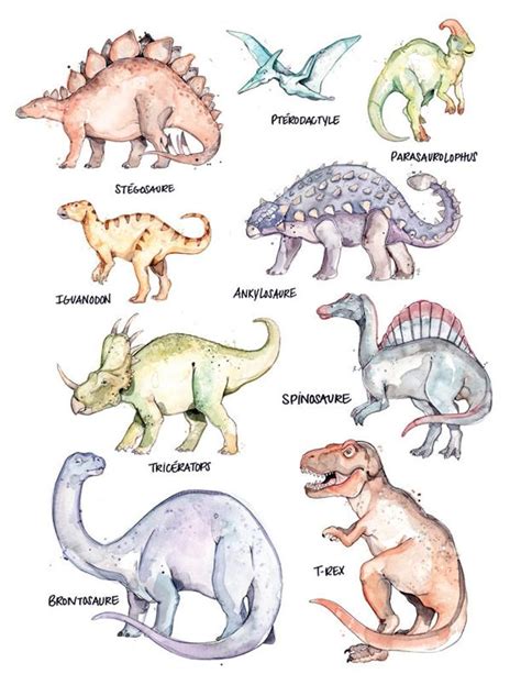 Les Dinosaures Grande Affiche X Esp Ces Dinosaures Affiche