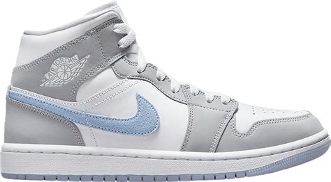 Air Jordan 1 Mid Wmns Wolf Grey Bq6472 105 Sneaker Squad