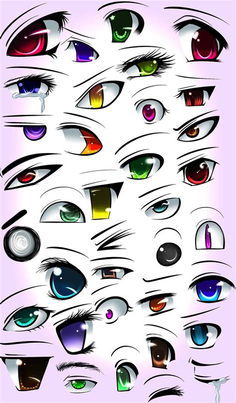 Anime Eyes By ~animerckxx On Deviantart Yeux Manga Croquis Oeil