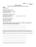 From elements of poetry analysis to literary analysis for poetry, quickly find worksheets that inspire student learning. Poetry Analysis Worksheet | Teachers Pay Teachers