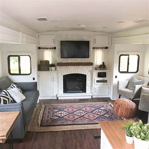 Top 10 Cozy Farmhouse Camper Interior Ideas For Nice Trip And Holiday