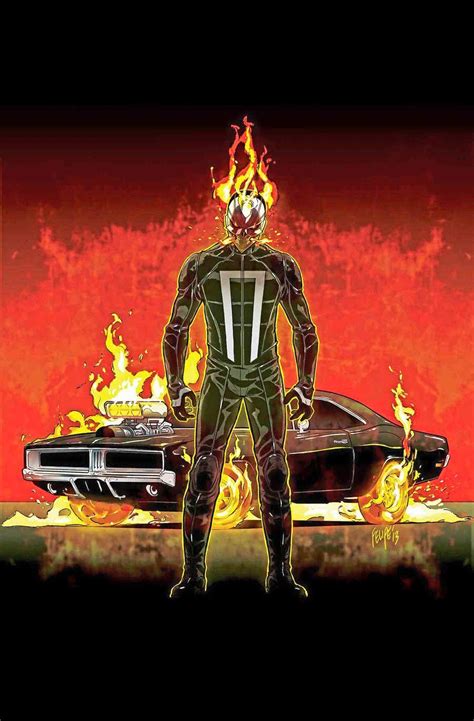Ghost Rider Robbie Reyes Marvel Comics Art Marvel Heroes Marvel