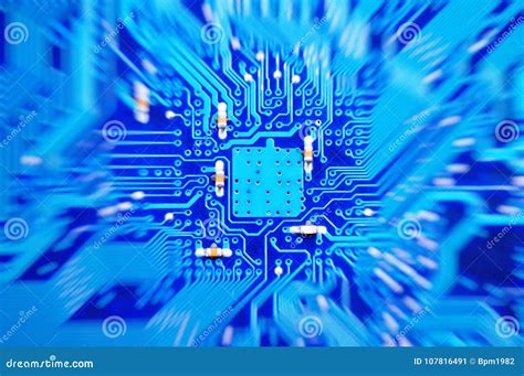 Electronic Circuit Board Stock Image Image Of Digital 107816491