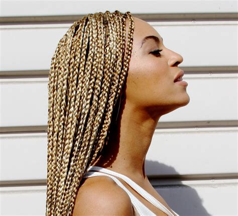 POPSUGAR Blonde Box Braids Beyonce Braids Box Braids Hairstyles