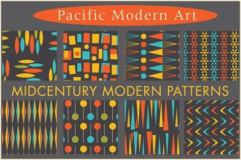 Pin By Julia Pepper On Mid Mod Patterns Modern Pattern Mid Century
