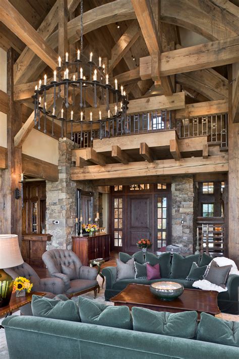 Yellowstone Club Summit Residence Rustic Living Room Other By