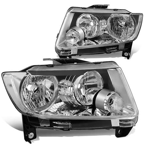 For 2011-2013 Jeep Grand Cherokee WK2 Pair Chrome Housing ...