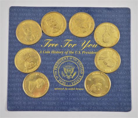 Historic Coin Collection A Coin History Of The Us Presidents Solid