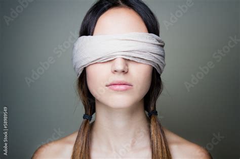 Naked Blindfold Woman Stock Photo And Royalty Free Images On Fotolia