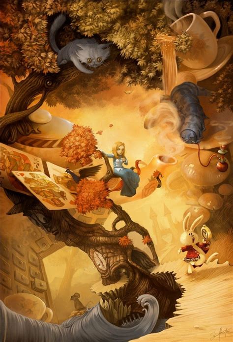 Alice In Wonderland Art Comp