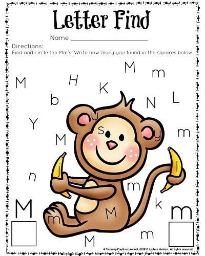20 Instructive Letter M Worksheets For Toddlers Kitty Baby Love