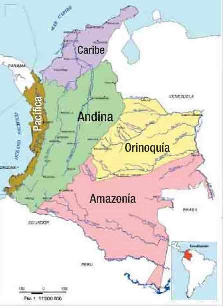 Las Regiones Naturales De Colombia Reveladores