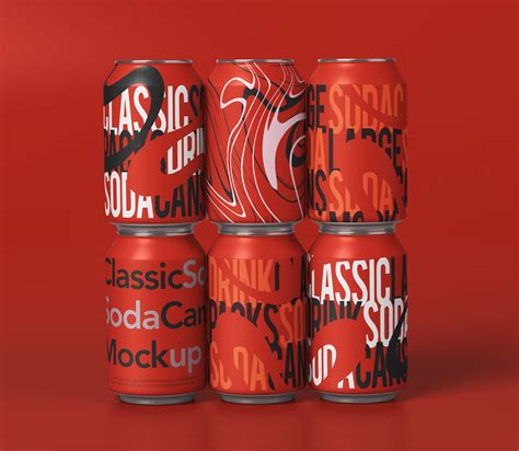 Classic Soda Can Psd Mockup Pixeden Club