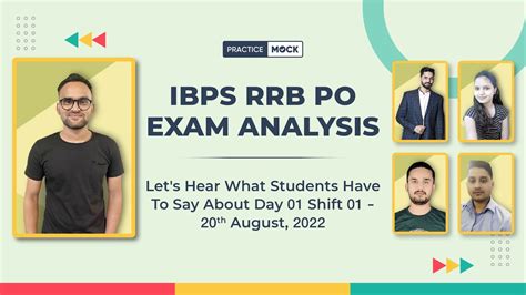 Ibps Rrb Po Exam Analysis Shift Th August For Today Youtube