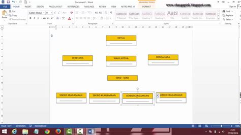 Perancangan database adalah salah satu tahapan untuk membuat website. Cara membuat struktur organigram sederhana Ms Office 2013 by Ehas | OfficeTutes.com