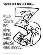 7 days of creation coloring page. The Days of Creation are written starting in Genesis 1:1 ...