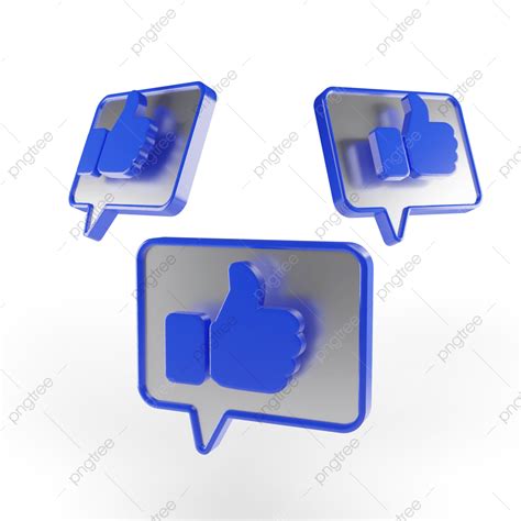 Rendered 3d Transparent Png Like Icon 3d Render 26 Like Icons 3d