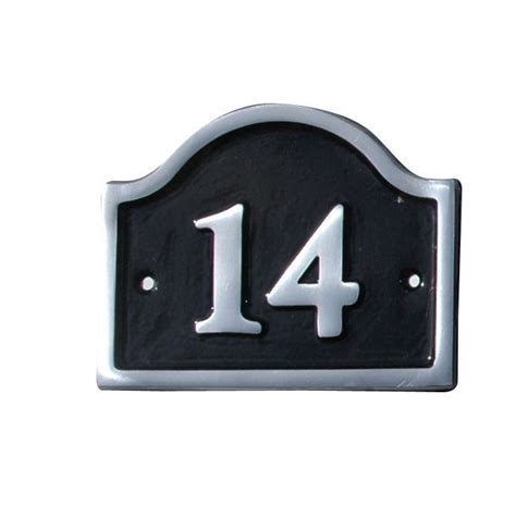 There are 1153 house number 14 for sale on etsy, and they cost 39,81 $ on average. Black Aluminium House Plate Number 14 | Departments | DIY ...