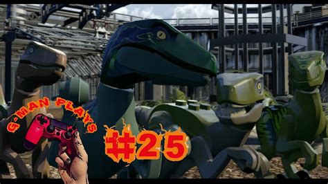 Lego Jurassic World 25 Raptor Tracking Youtube