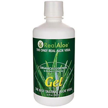 With all the hype revolving around aloe vera i had to try it out for myself. Real Aloe Inc Aloe Vera Gel -- 32 fl oz - Walmart.com