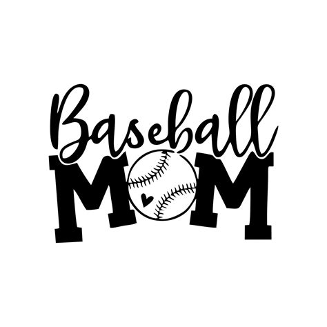 Baseball Mom Svg Mom Svg Baseball Svg Baseball Clipart - Etsy