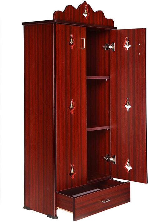 Generic Multi Ply Pooja Cupboard Rosewood Home And Kitchen