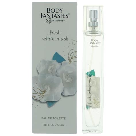 Fresh White Musk Perfume By Body Fantasies 18 Oz Edt Spray For Women
