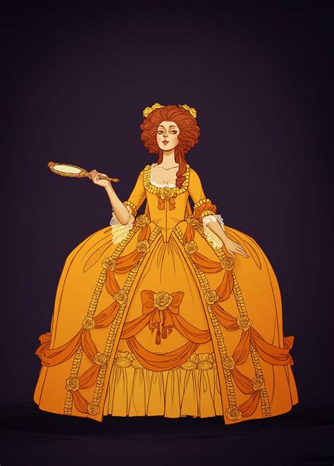 french court ready belle 26 historically accurate drawings of disney princesses worth looking