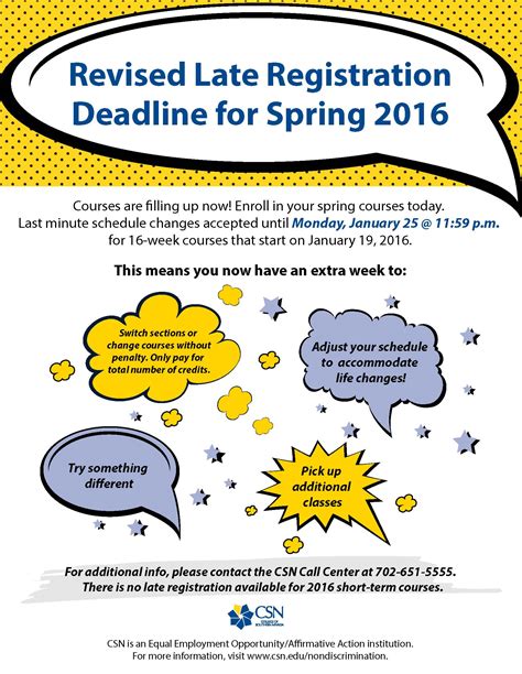 Spring 2016 Classes Available Now