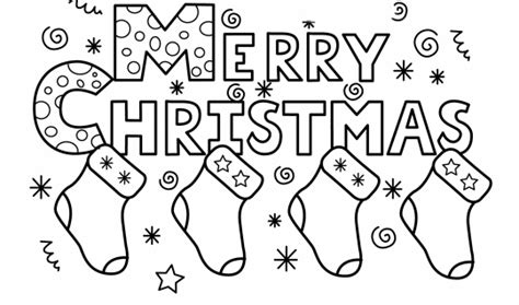 XMAS COLORING PAGES