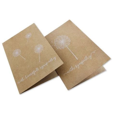 36 Pack Blank Sympathy Cards With Envelopes Bulk Kraft Paper