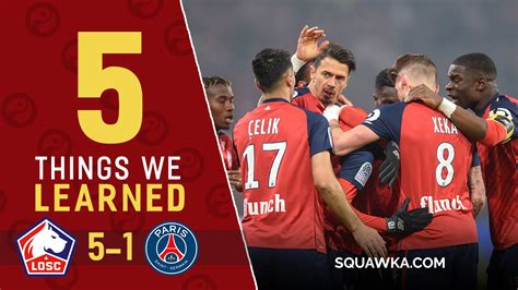 Frankly, it is a huge surprise that we got as. Five things learned as PSG's shock 5-1 thrashing v Lille ...