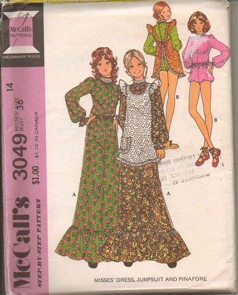 Vintage 1970s Mccalls Sewing Pattern Misses Size 14 Bust 36 Uncut Your